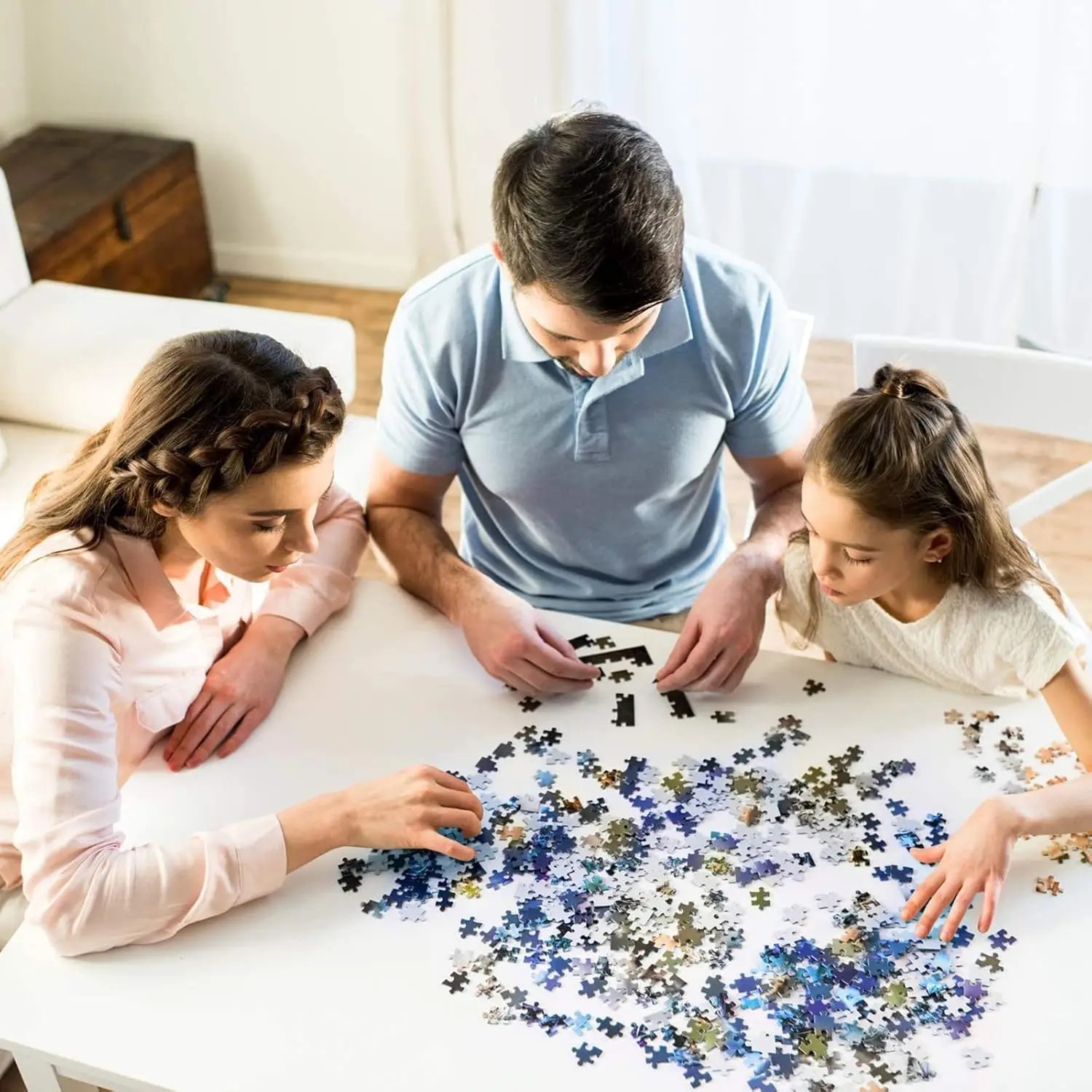 Jigsaw Puzzles Solar System Jigsaw 1000/500/300 Pieces Jigsaw Puzzles Gameroom Bedroom Livingroom Challenging Family Activity Games Gift