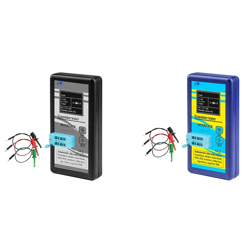 M328 Transistor Tester Diodo Triodo Misuratore Di Capacità Lcr Esr Meter Npn Pnp Resistance Induttanza Multimetro