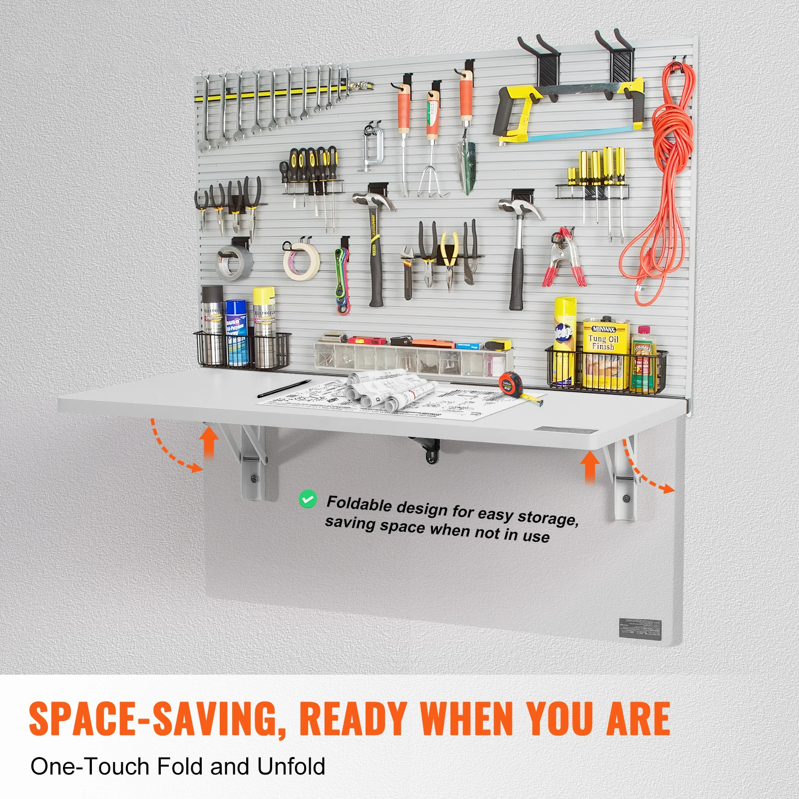 Wall Mounted Folding Table Drop Leaf Desk