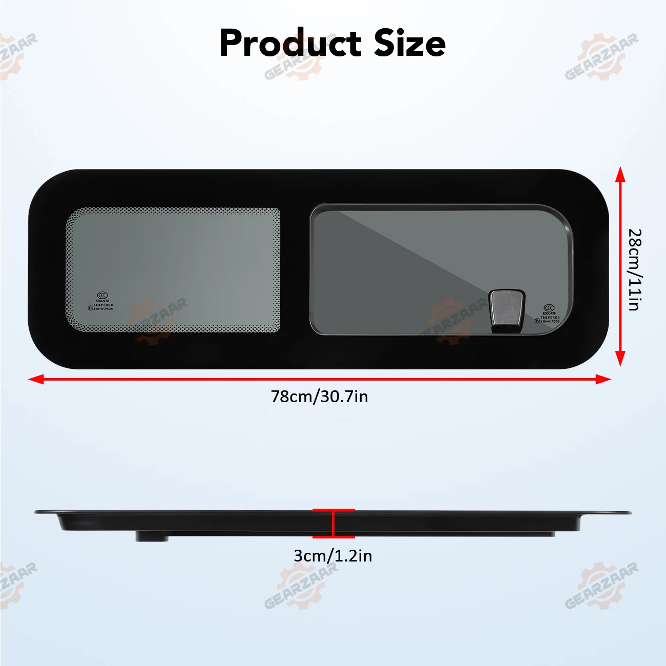 780x280mm Right side