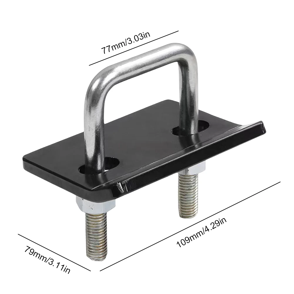 2 Inch Tightener Stabilizer Heavy Duty Anti Rattle Tow Clamp Trailer Damper U-Bolt Hitch Tightener Trailer Couplings Parts
