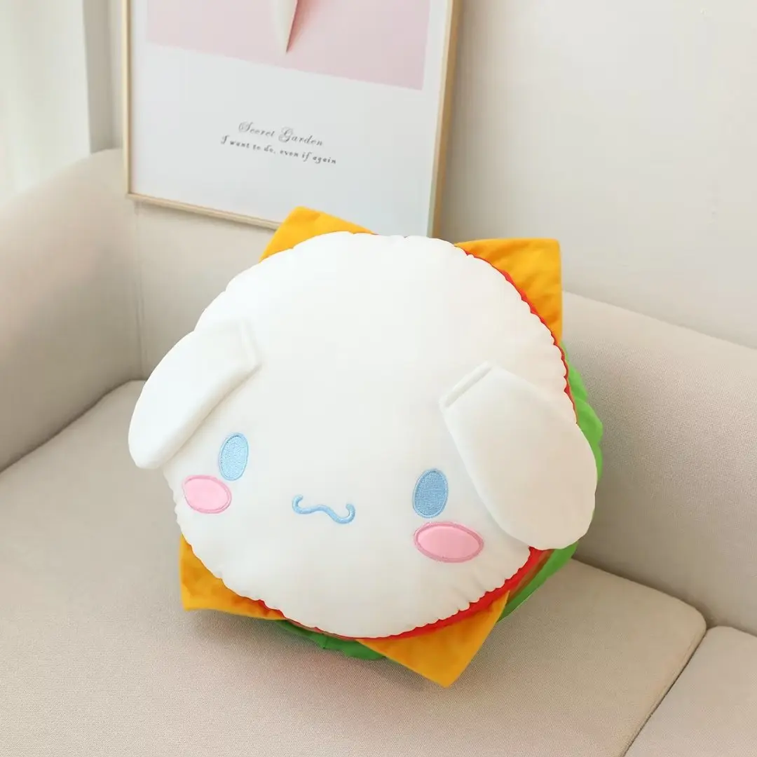 Miniso Sanrio Kuromi Cinnamoroll purin dog My Melody plush pillow Plush Doll Plush Toy cushion ornaments sleeping pillow Gift 3