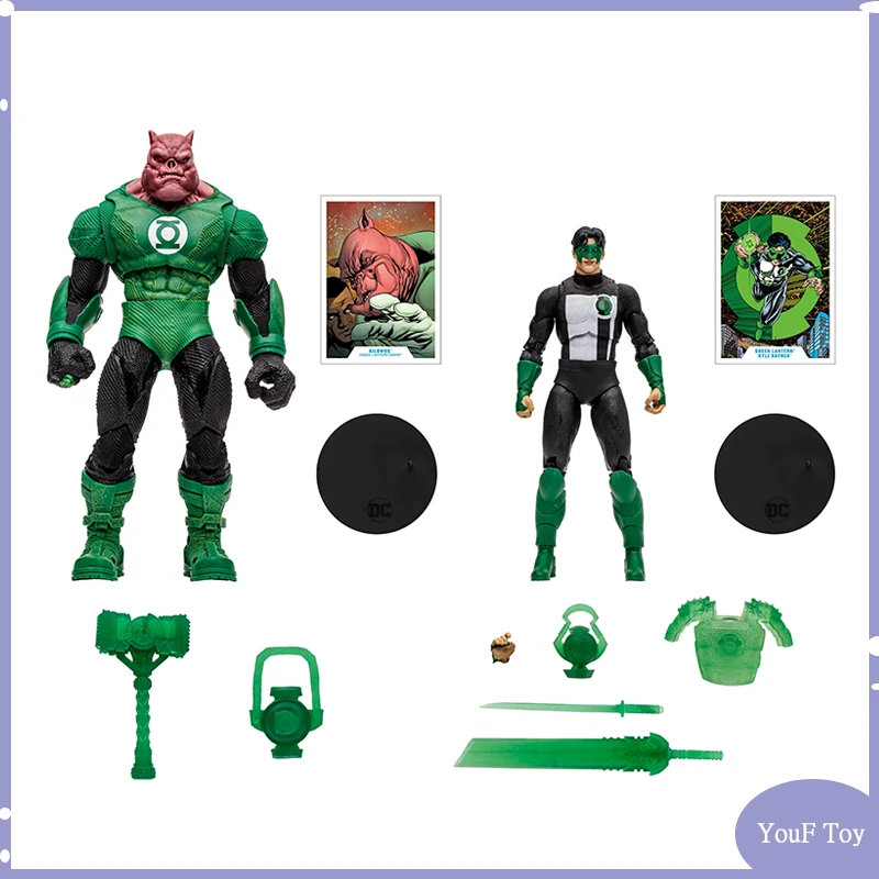 

Игрушки Mcfarlane Kilowog Зеленый Фонарь Кайл Рэйнер экшн-фигурка Зелёный Фонарь Корпус 7 дюймов Аниме фигурки Модель Кукла подарок