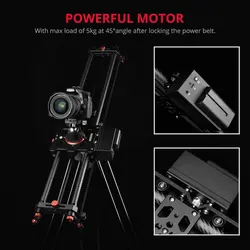 Professional Electric Camera Slider for DSLR Camera Motorized Video Carbon Fiber Track Rail with Mute Wireless Remote Control