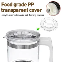 LED Electric Foam Maker for Home Hot & Cold Milk Foam Automatic Milk Frother Milk Steamer Electric Milk Frother Steamer EU Plug 2