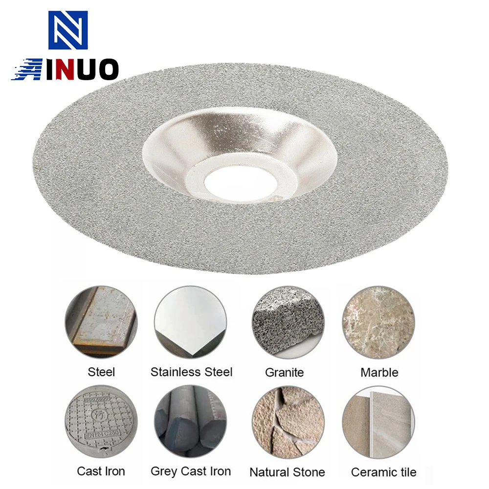 Grinding Disc 125mm Diamond Electroplated For Angle Grinder Glass Ceramic Cutting Metal Polishing Saw Blade