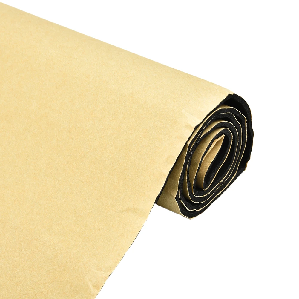 

Noise Car Soundproof Insulation Warm Deadening Water resistant Flame Retardant Pad Replacement Accessory 50*100cm
