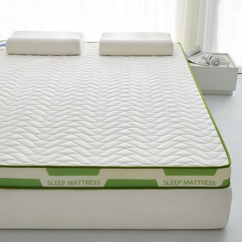 

Sponge Mattress Topper Cotton Cover Bedroom Furniture Accessories Multifunctional Mattress Portable Soft Cushioned Hotel Plate