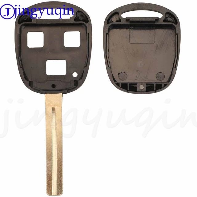 Jingyuqin 2/3 ปุ่มเปลี่ยนรีโมทกุญแจรถกรณีเชลล์ Fob สําหรับ Toyota Lexus GS LX ES 250 300 Toy48 TOY40 ใบมีด 6