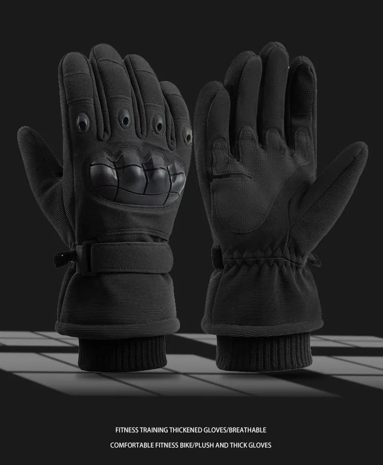 Men and Women's Full Leather Combat Fingerless Glove, Winter Tactical Gloves, Half Finger, Xinji, Hebei, Us, Manufacturer