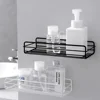 Bathroom Shower Shelf No-Drill Metal Corner Racks Home Shelf Shower Storage Shelf Bracket Organization Hanger 2024 4