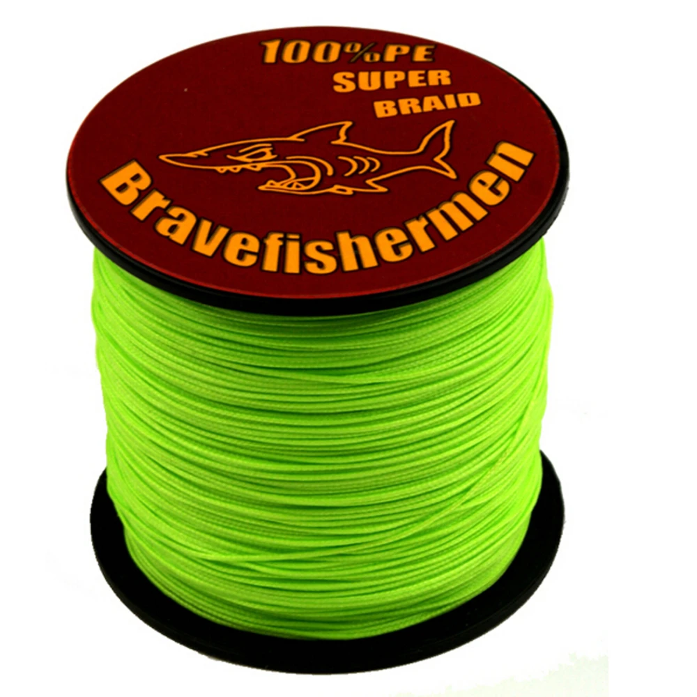 

1pc 500M 4 Strands Green PE Braided Fishing Lines 6 8 10-100LB Strong Fishing Wire Multicolor Multifilament Line Fishing Tools