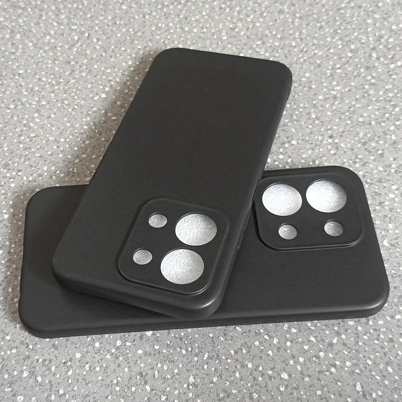 Sleek Black Matte Silicone TPU Soft Slim Case - Protective Back Cover & Bumper