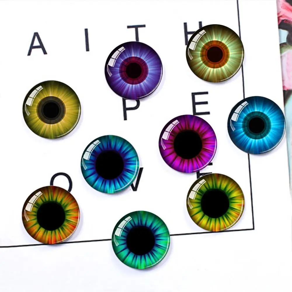 20pcs/10pairs High Quality 6mm-20mm Eyes Crafts Eyes Crystal Plastic Puppet Crystal Eyes Dolls DIY Tools DIY Accessories