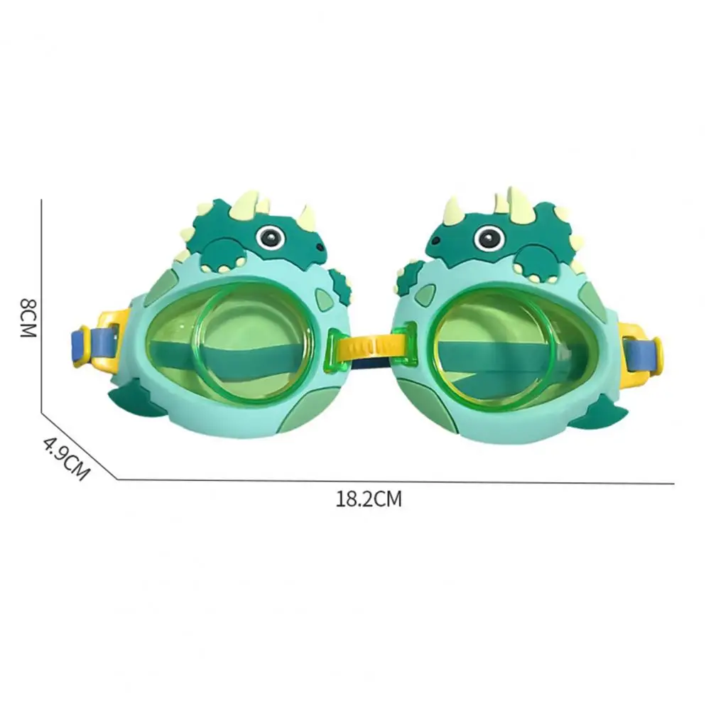 Kids Swim Goggles Adjustable Strap Transparent Lens Waterproof Animal Shape Diverse Styles Anti-frog ABS Cartoon Design Swimming