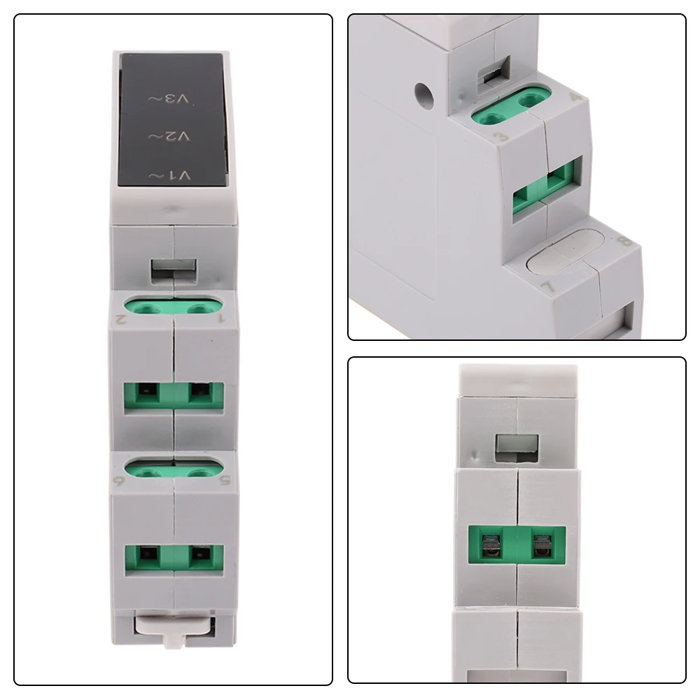 Din Rail Mount Voltage and Current LED Digital Display Meter