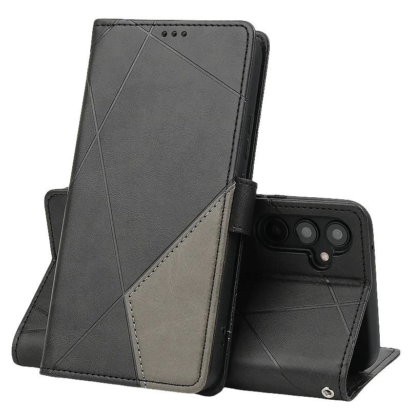 Wallet Business Magnetic Flip Leather Case with Card Slot and Photo Frame Cover