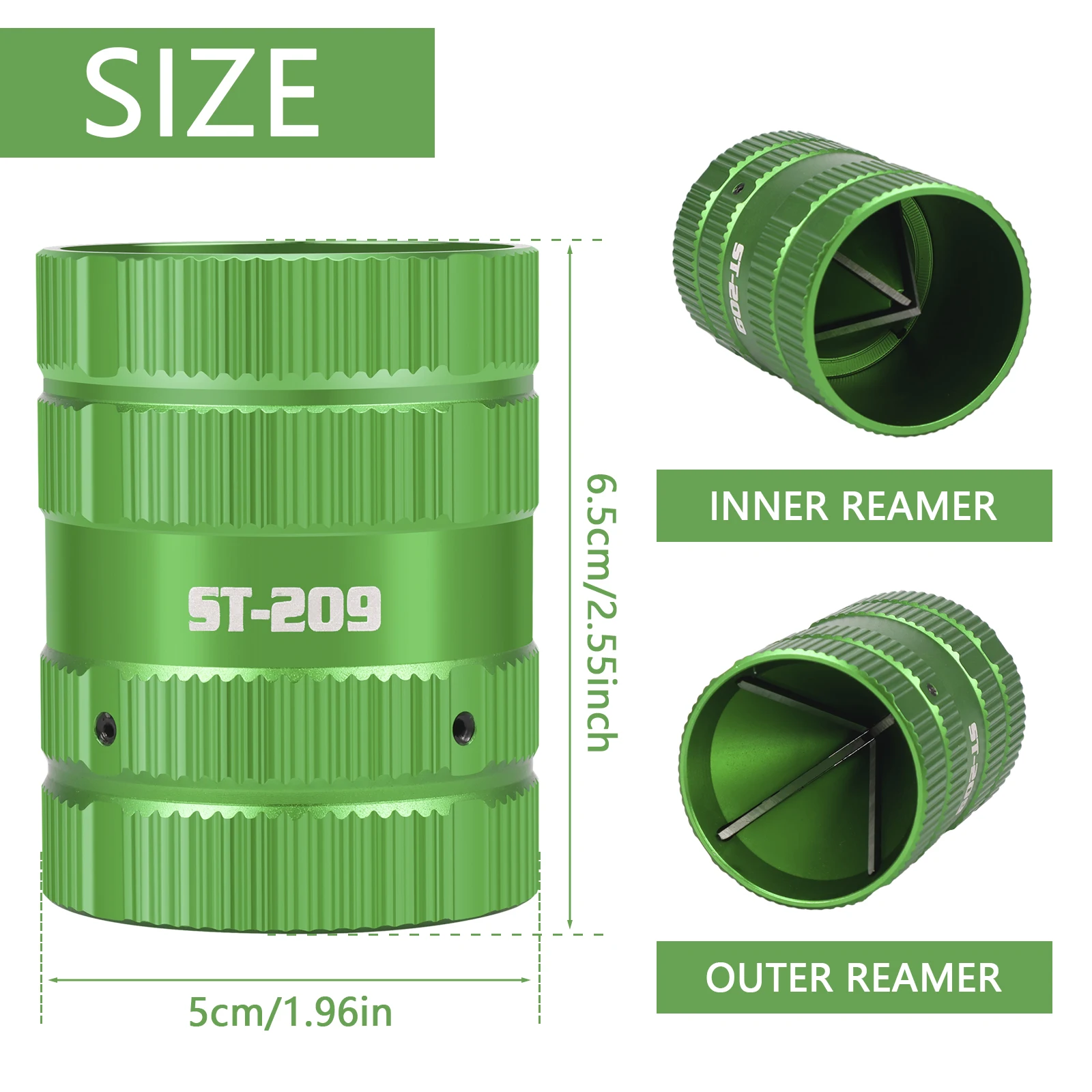Internal External Tube Reamer Metal Pipes Deburring Tool Chamfer Reamer for PVC Copper Aluminium Steel Pipe Tube tube reamer