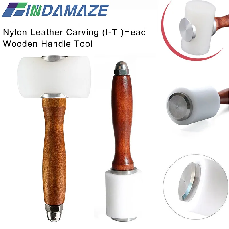 Leather Hammer, Cowhide Leather Mallet Sewing Wooden Mallet Diy  Leathercraft With Wooden Handle, Leather Carving Hammer