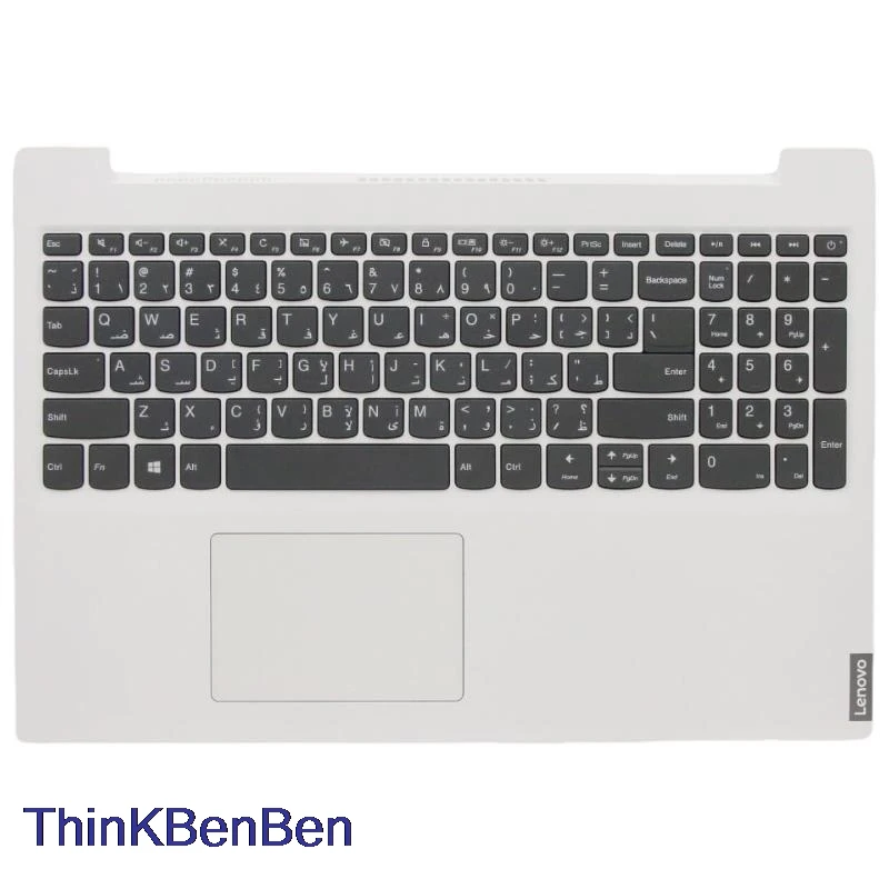 

ARA Арабская белая клавиатура верхний корпус Подставка для рук чехол для Lenovo Ideapad L340 15 15IWL API 5CB0U42893