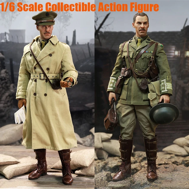 Collection 1:6 Scale Action Figure Soldier Doll Kids Toys, 2 Pair green 