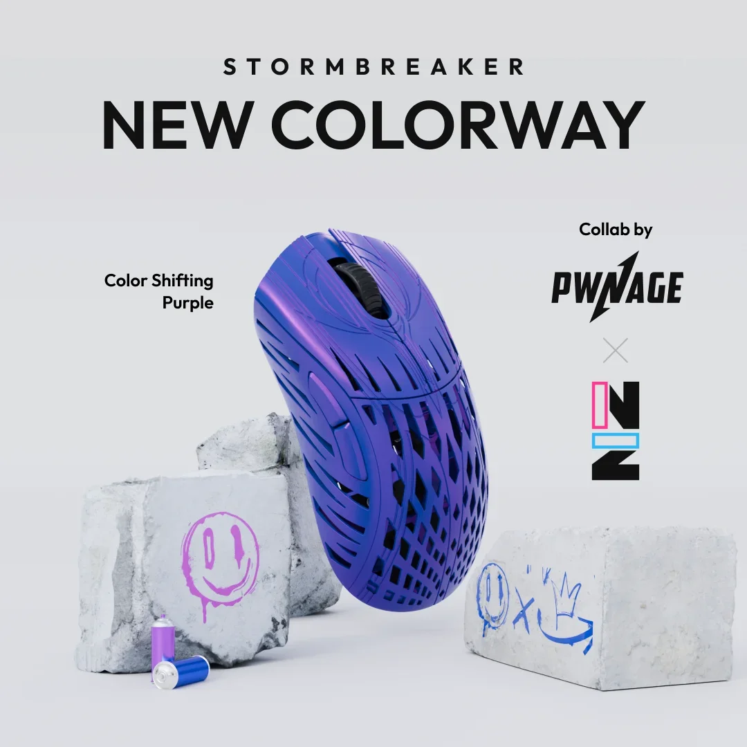 Pwnage Stormbreaker Gamer Mouse Lightweight Design 2 Mode USB 2.4G 
