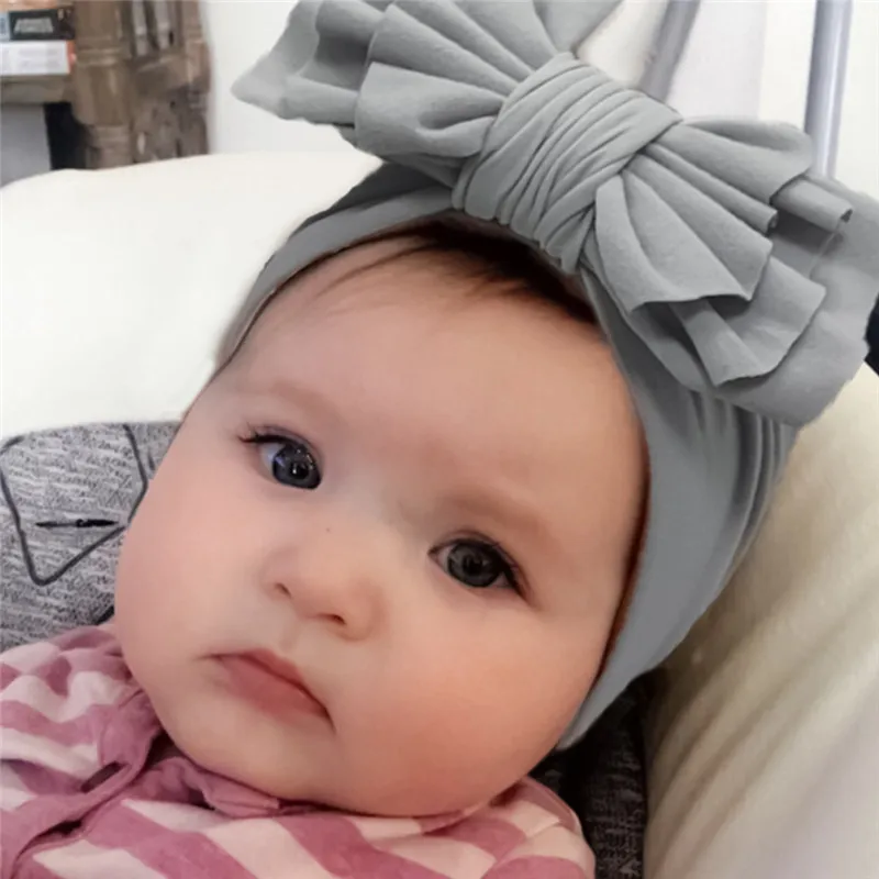 

Newborn Toddler Kids Baby Girl Boy Turban Cotton Beanie Hat Winter Cap