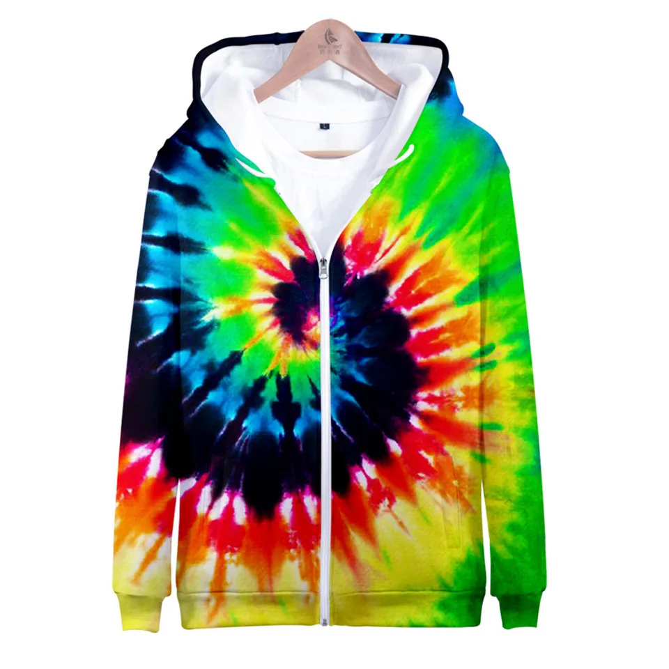 New 3D Tie Dye Hoodie Men / Women Spring Clothes Oversize Sweatshirt Men's Clothing Harajuku Pullover Hoody Print Casual Hooded