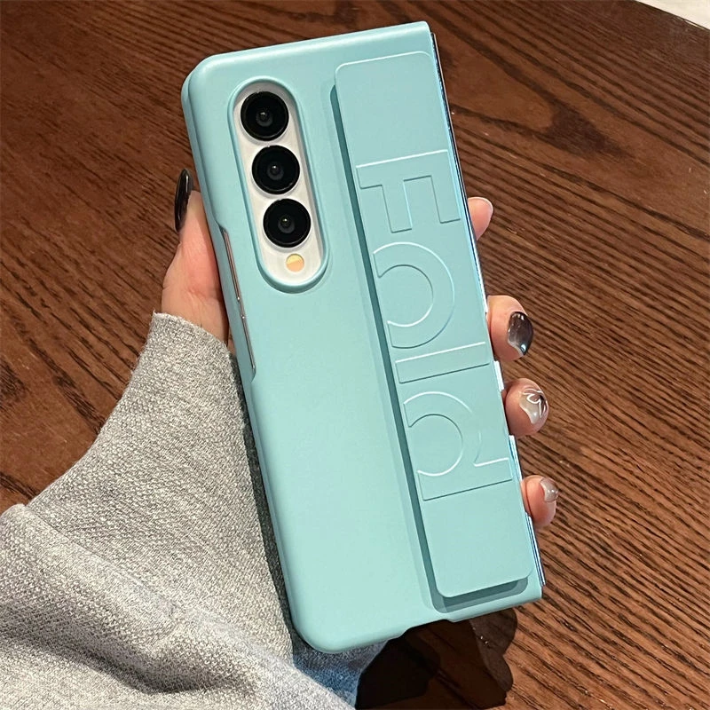 Luxury Soft Silicone Wrist Strap Holder Phone Case - Ultra Thin Matte Hard PC Cover
