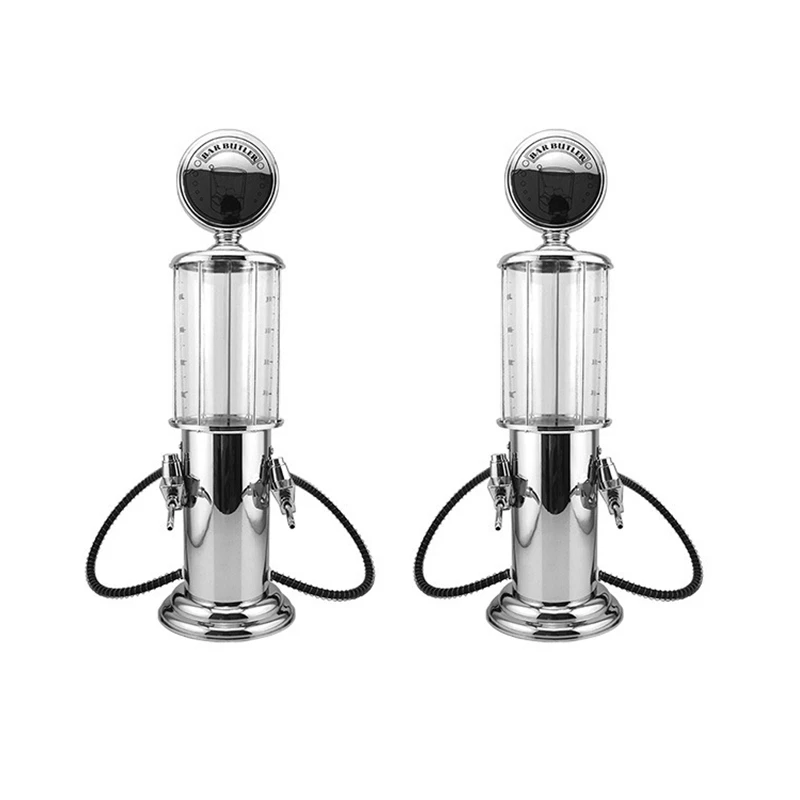 2X Distributore Di Cocktail Per Distributori Di Benzina Per Vino Bevande Bartending Beer Hine Double Pumps Dispenser Di Liquori