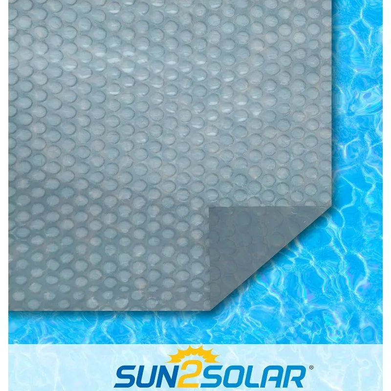 Sun2Solar Clear 24-Foot-by-40-Foot Rectangle Solar Cover 1600 Series Heat Retaining Blanket for In-Ground