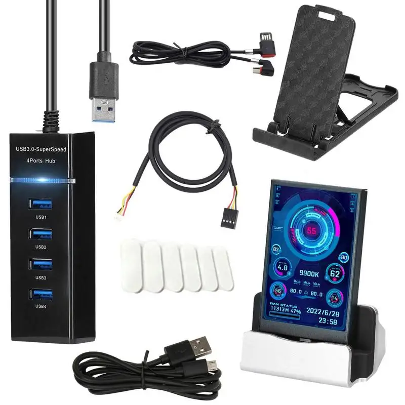 

Монитор для компьютера, 3,5 дюйма, IPS, USB