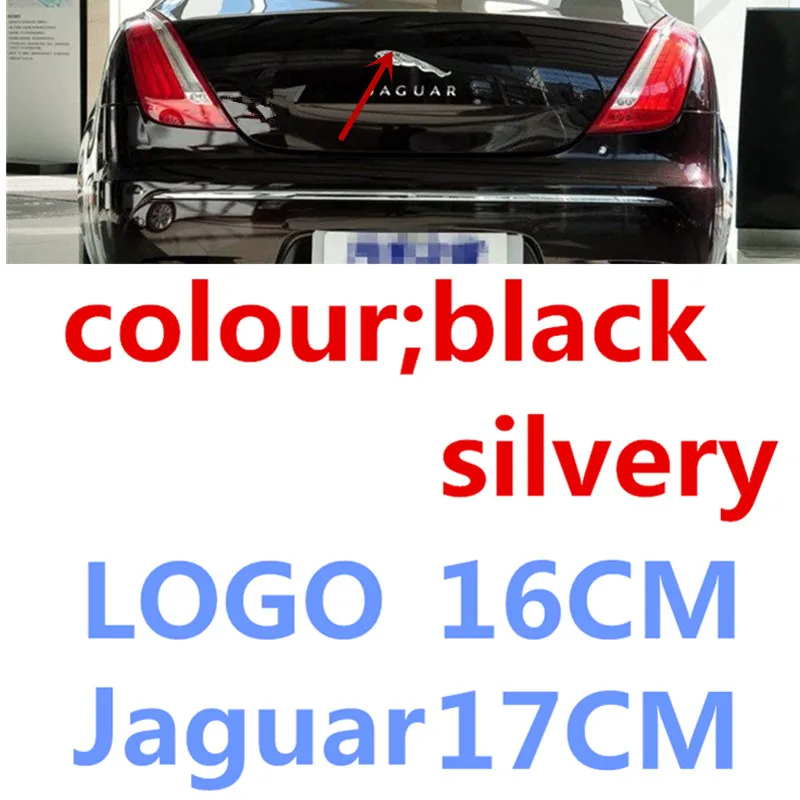 Autoadesivo Delle Lettere Del Bagagliaio Dell'Auto Per Jaguar E-Pace F-Pace F-Type Xf Xe Xjl 3.0 5.0 V6 V8 35T Logo Del Leopardo Emblema Decalcomanie 