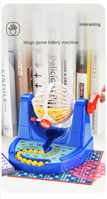 Mini juego de mesa de jaula de Bingo, máquina de mesa de escritorio, juegos  de azar para niños, juguete educativo, regalo de cumpleaños - AliExpress