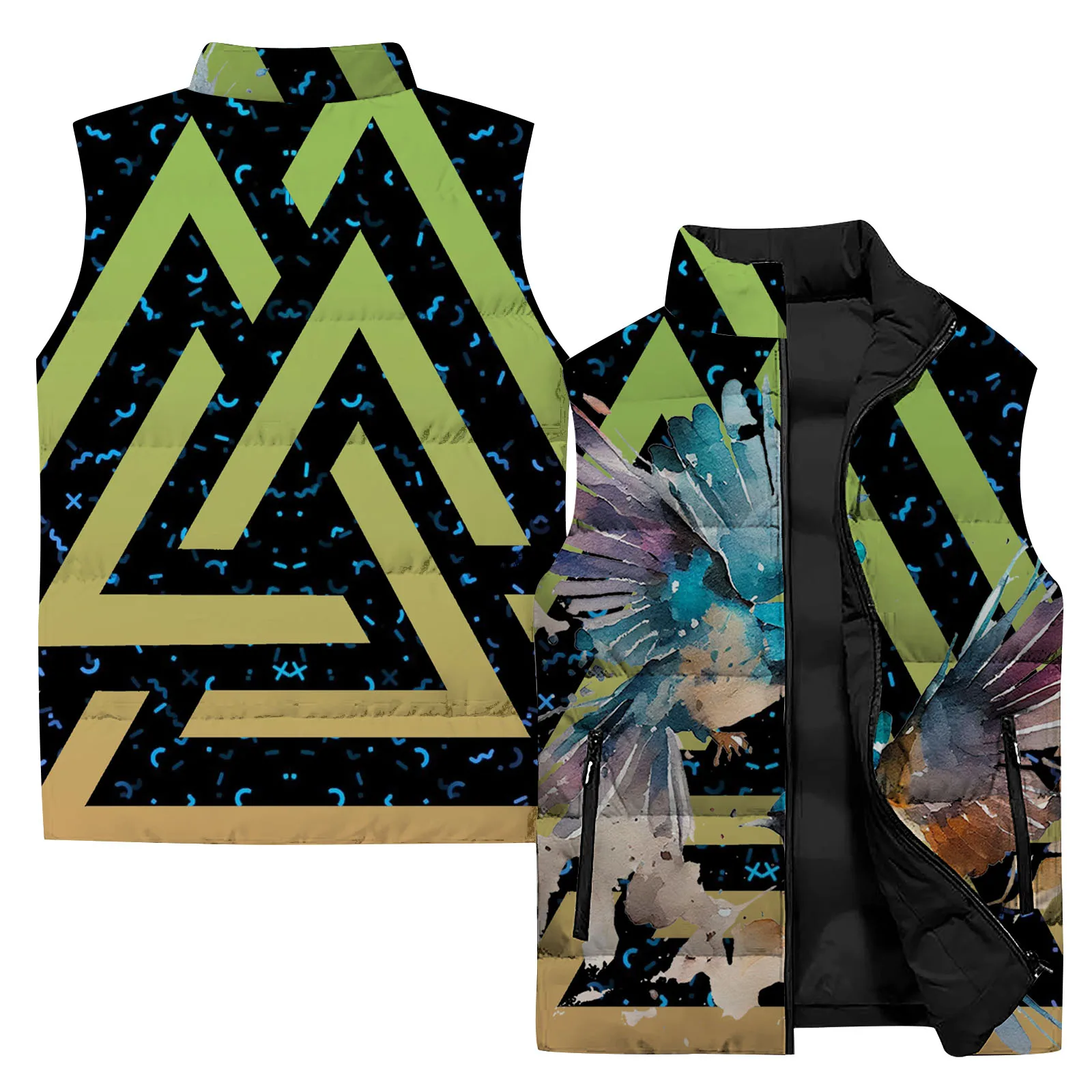 thumbnail image 1 of Chaleco de punto con diseño de animal para hombre, chaleco de moda con diseño de dragón, resistente al viento y al frío, chaquetas de plumón cálidas para hombre 2024, ropa para hombre duradera y fresc, 1 of 4