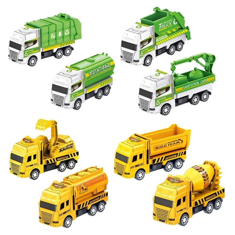 Exciting Excavator Friction Power Car Toy Children Party Special Birthday Gift