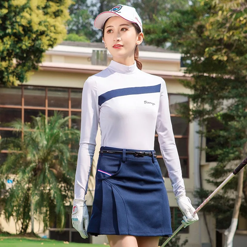 TTYGJ Golf Women's Skirt Sports Anti Glare Fashionable Casual Versatile Tennis Running Quick Drying Skirt