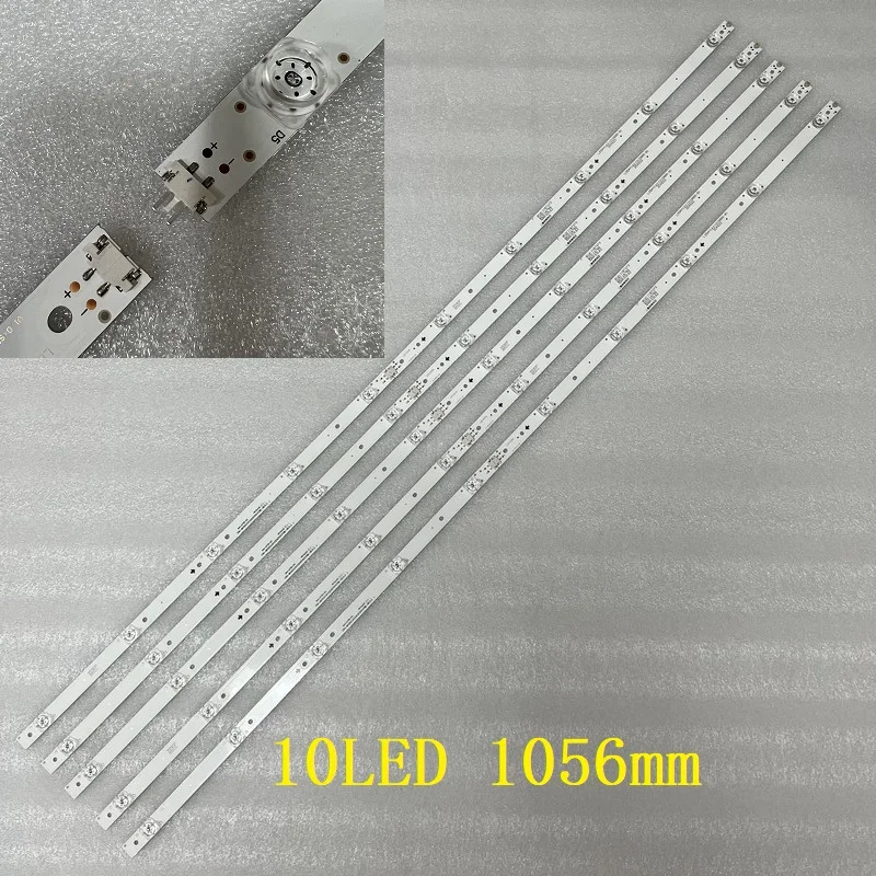 Retroiluminação Led Tira 10led para Hisense Crh-bk55s1u51s3030t05107be 55h6e 55h7608 H55a6100 H55a6120 H55a6100uk H55a6200uk H55a6200