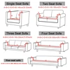 Jacquard Sofa Cover For Living Room Slipcovers Stretch Polar Fleece Armchair Protector Elastic L Shaped Sofa 1/2/3/4 Seater 2