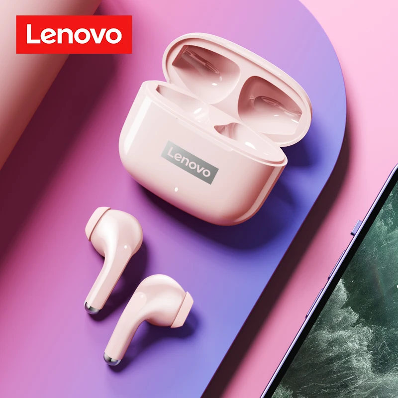 Original Lenovo LP40 Pro TWS Earphones Wireless Bluetooth 5.1 Sport Noise Reduction Headphones Touch Control 250mAH 2022 New 