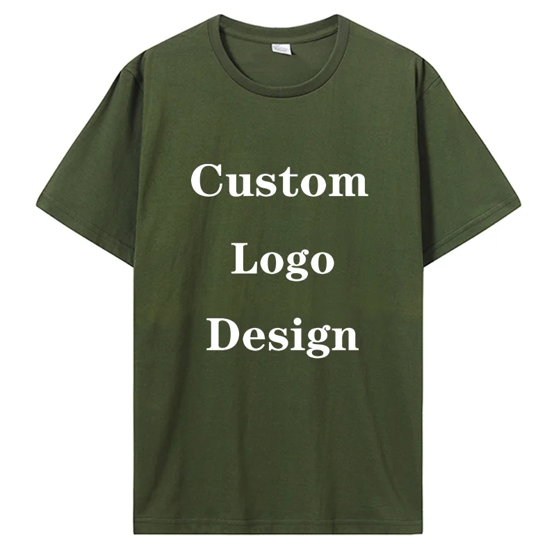 Personalized Men's Cotton T-Shirt with Custom Design