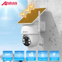 ANRAN caméra solaire 2K 3/5MP 2.4G Wifi caméras de sécurité de Surveillance caméras de batterie de Protection à domicile détection PIR, Audio bidirectionnel 1