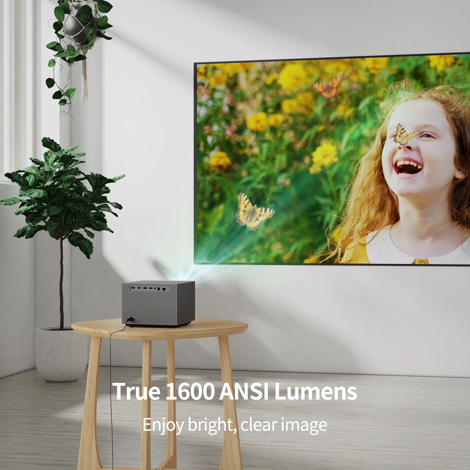 Portable Projector WEMAX VOGUE PRO 1080P HD Home Cinema Projector 1600 ANSI Lumens 4K Supported DOLBY AUDIO & dts-HD Auto Focus