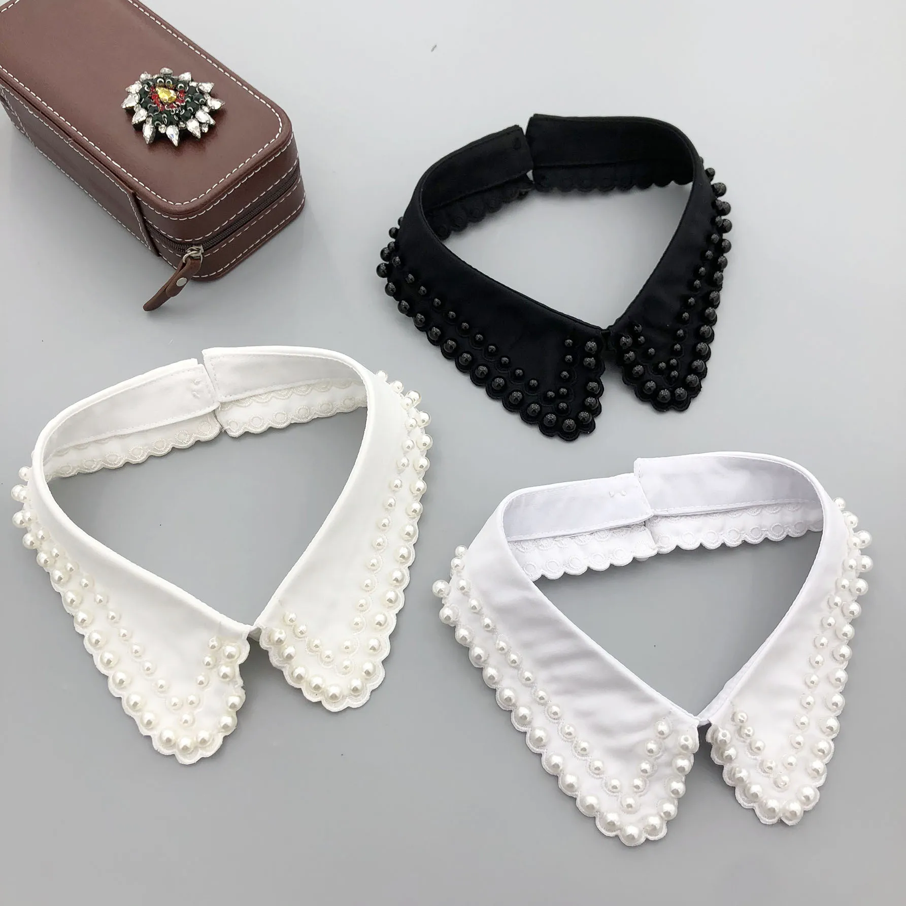 

Women Fake Collar Blouse Sweater Decorative New Detachable Shirt Collar False Collar Lapel Woman Top Collars Clothes Decoration