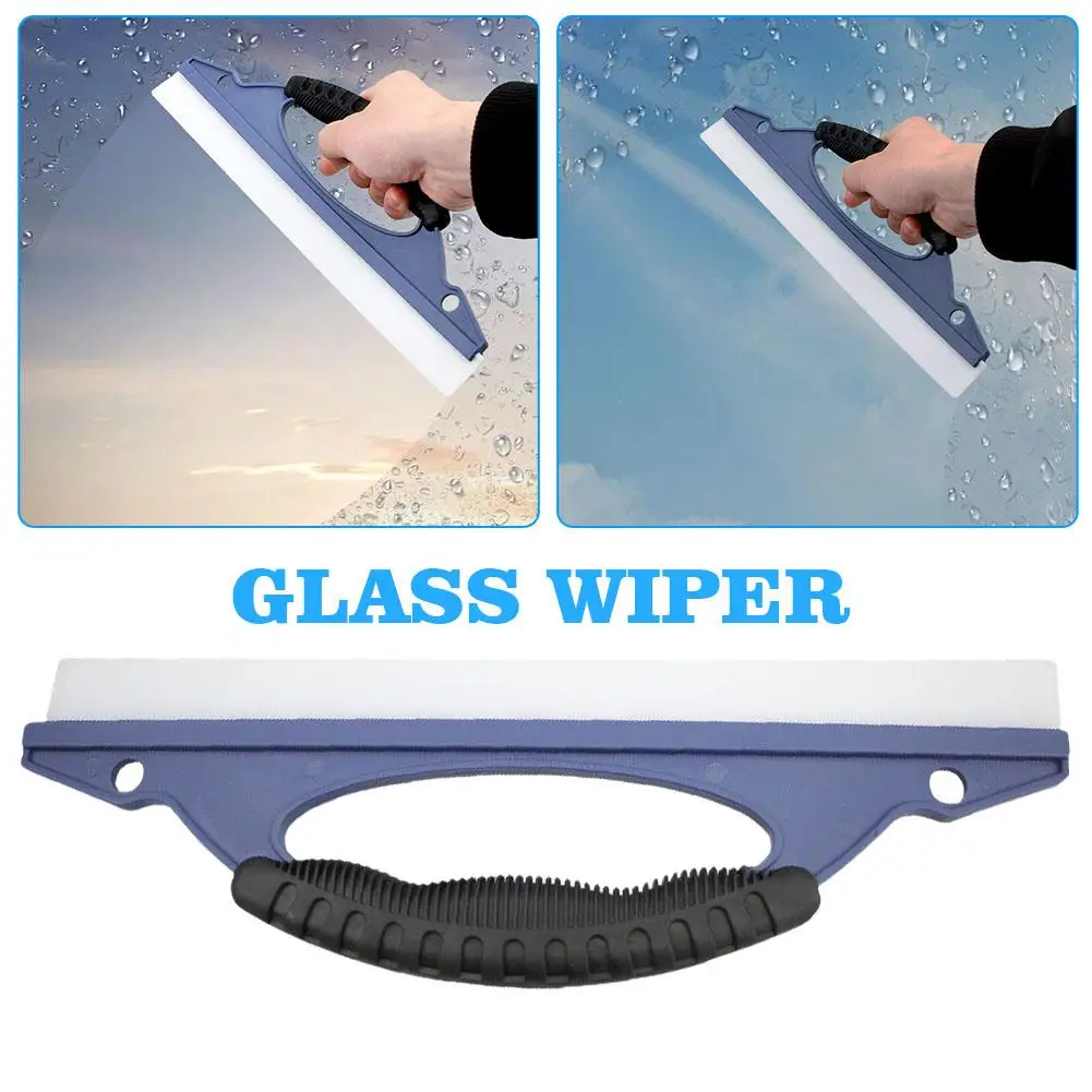 

Car Window Water Wiper Silicone Car Glass Window Scraper Auto Snow Windshield Tools Brush Detailing Brush Accessories F9T8