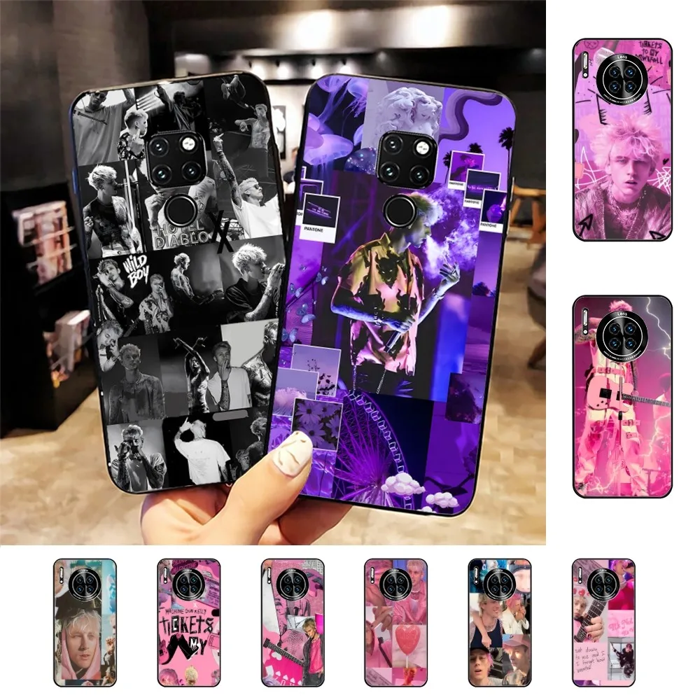

Rapper M-Machine G-Gun K-Kelly iphone case For Huawei Mate 10 20 30 40 50 lite pro Nova 3 3i 5 6 SE 7 pro 7SE