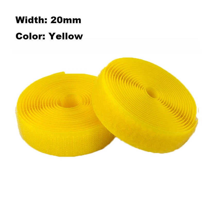 Colorful 20mm Sew-On Hook and Loop Tape - Nylon Fastener Straps