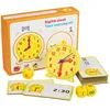 Telling Time Teaching Clock Activities Set Educational Toy Helps Kids Learn to Tell Time Homeschool Supplies Kindergartner Toy 1