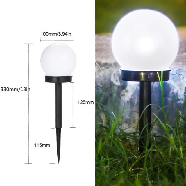 1/2/3 Pcs Outdoor Solar Light Ball Waterproof Led Solar Lights Outdoor Garden Lighting Pathway Lawn Lamp Landscape Solar Lamp outdoor solar lanterns Solar Lamps