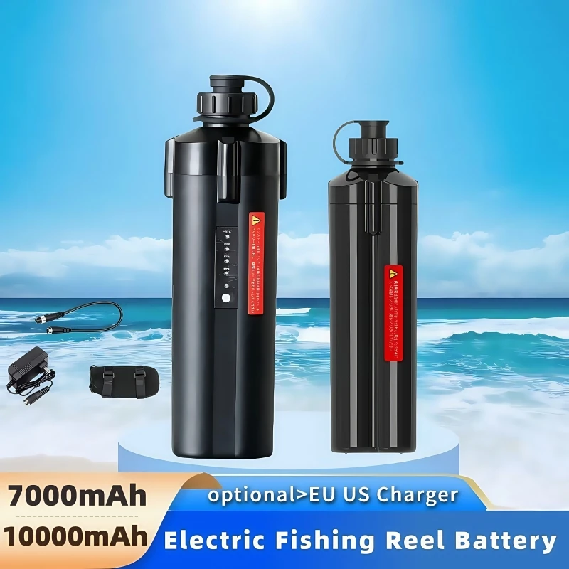 Sea Fishing Electric Reel Battery 14.8V 10000mAh 7000mAh Rechargeable Fishing Reel Lithium Battery for SHIMANO DAIWA Droplet power tool battery rechargeable battery